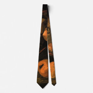 A Basket of Apples by Vincent van Gogh Neck Tie