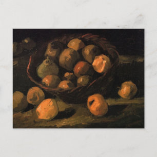 A Basket of Apples by Vincent van Gogh Postcard