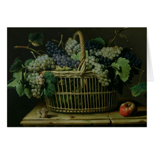 A Basket of Grapes Card