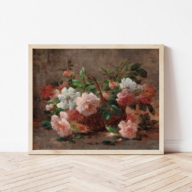 A Basket with Roses | Eugene Petit Poster (Creator Uploaded)