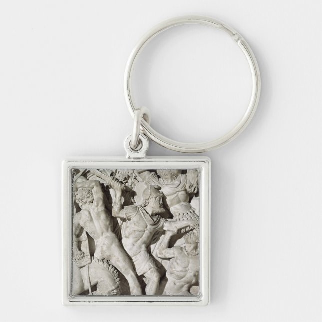 A battle between Romans and Galatians Keychain (Front)
