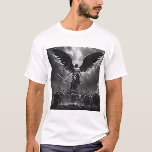  A Battle of Angels and Demons amidets mans  T_Shirt