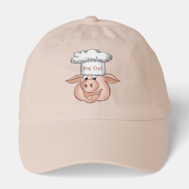 A BBQ Pig Out Hat (Front)
