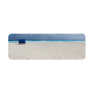 A Beach Chair Awaits Label