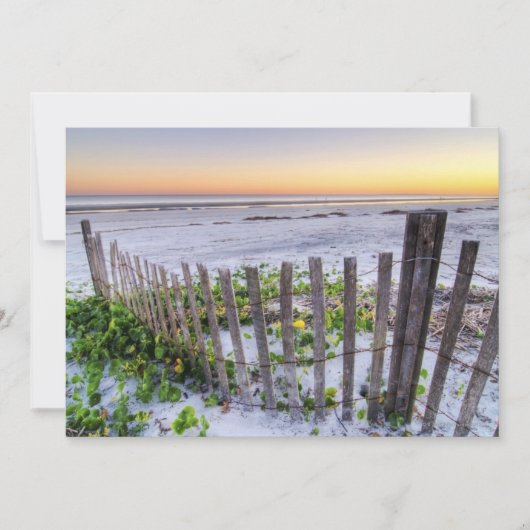 A Beach Fence at Sunset (Front)