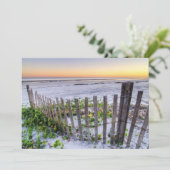 A Beach Fence at Sunset (Standing Front)