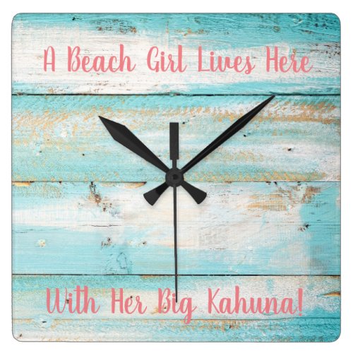 A Beach Girl Lives Here With Her Big Kahuna Clock