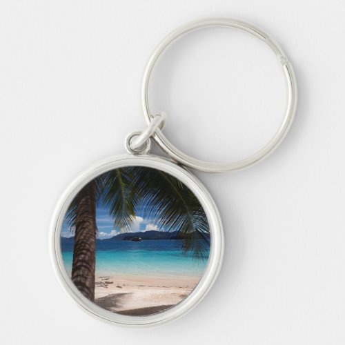 A Beach On Koh Wai Island In Thailand Keychain