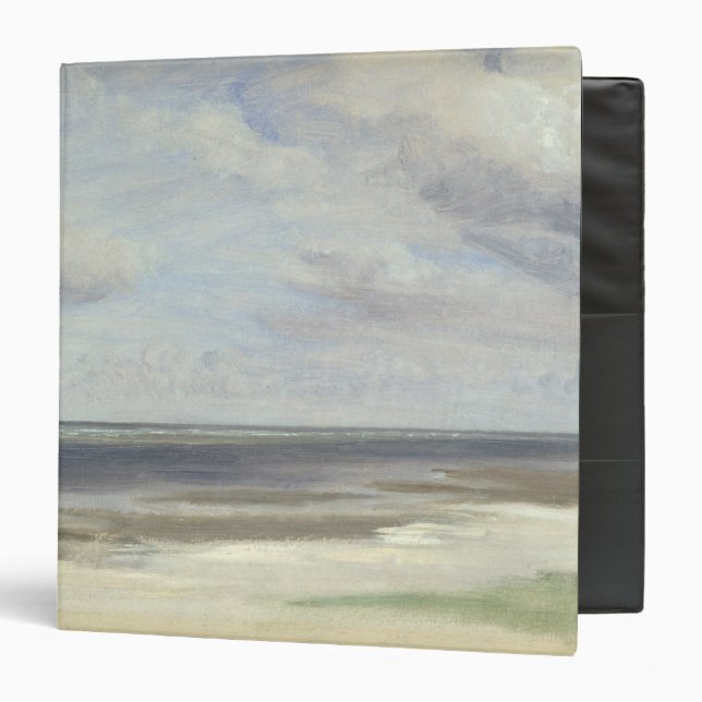 A Beach on the Baltic Sea at Laboe, 1842 Binder (Front/Inside)