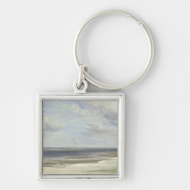 A Beach on the Baltic Sea at Laboe, 1842 Keychain (Front)
