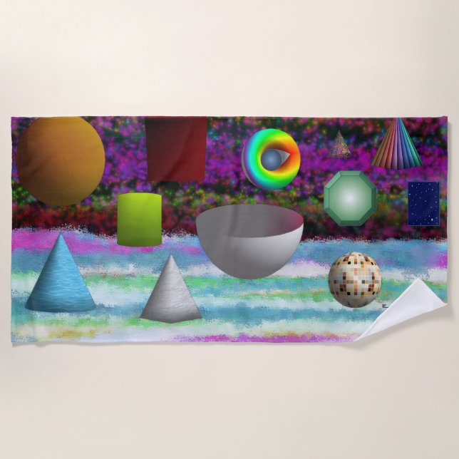 A Beach Towel By, JP'S Artsy Ware (Front)