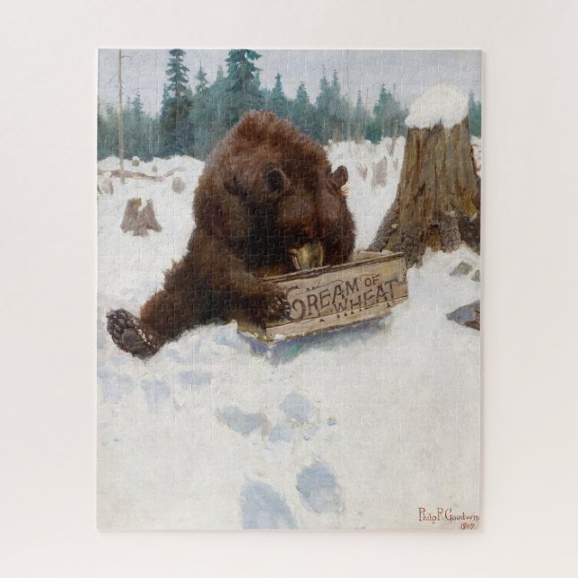 A Bear Chance by Philip Russell Goodwin Jigsaw Puzzle (Vertical)