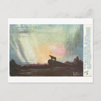 A Bear on his Way Postcard