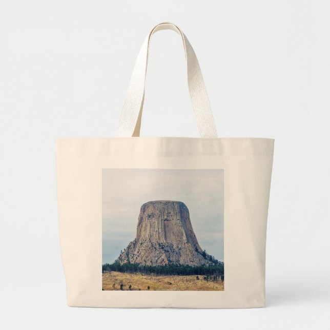 A Bear's Home Large Tote Bag (Front)