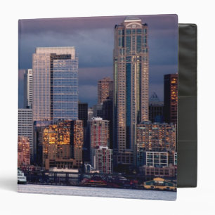 A beautiful and dramatic sunset seen from West 3 Ring Binder