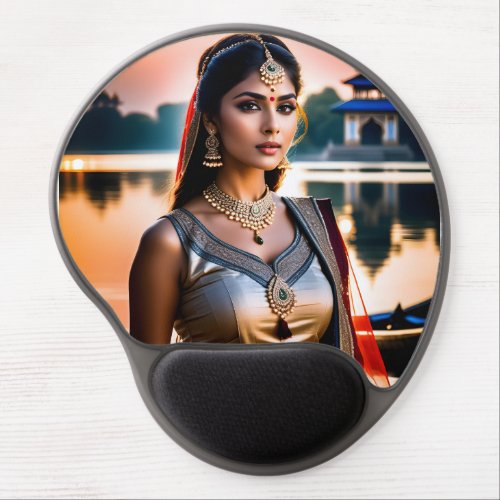 A beautiful and sensual moghol princess with beaut gel mouse pad