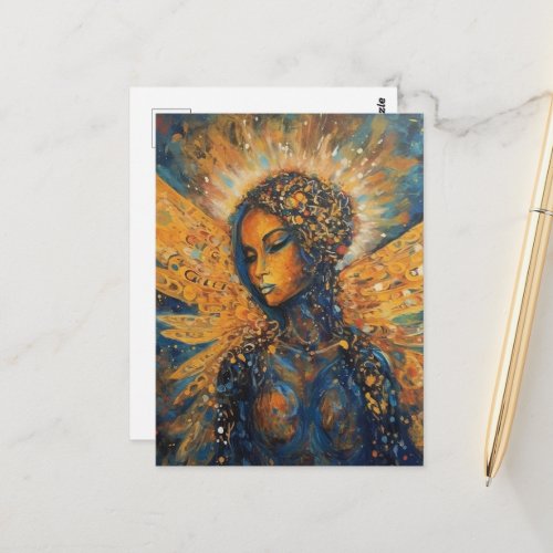 A Beautiful Angel Woman Postcard