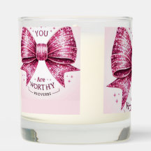 A beautiful candle soft scented Vanilla Proverbs