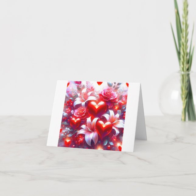 A Beautiful Card to Express Your Heartfelt Love (Front)