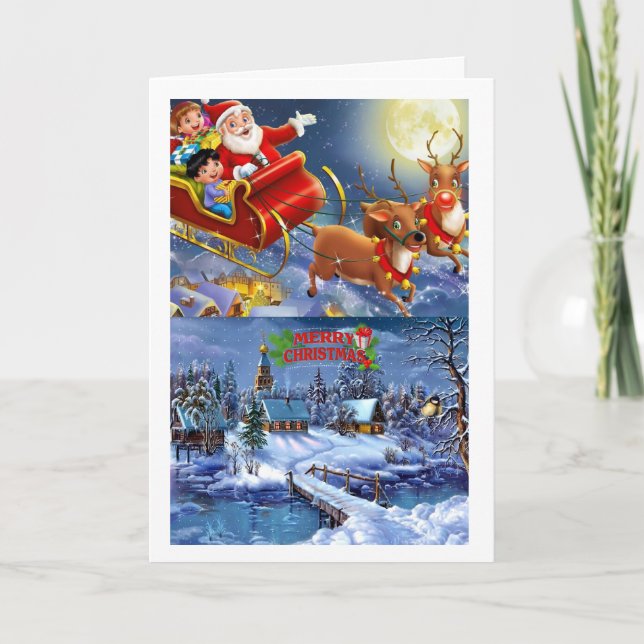 A beautiful Christmas card (Front)