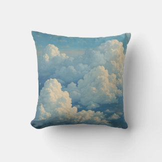 a beautiful cloud throw pillow