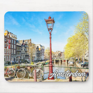 A Beautiful Day In Amsterdam, Netherlands Mouse Pad