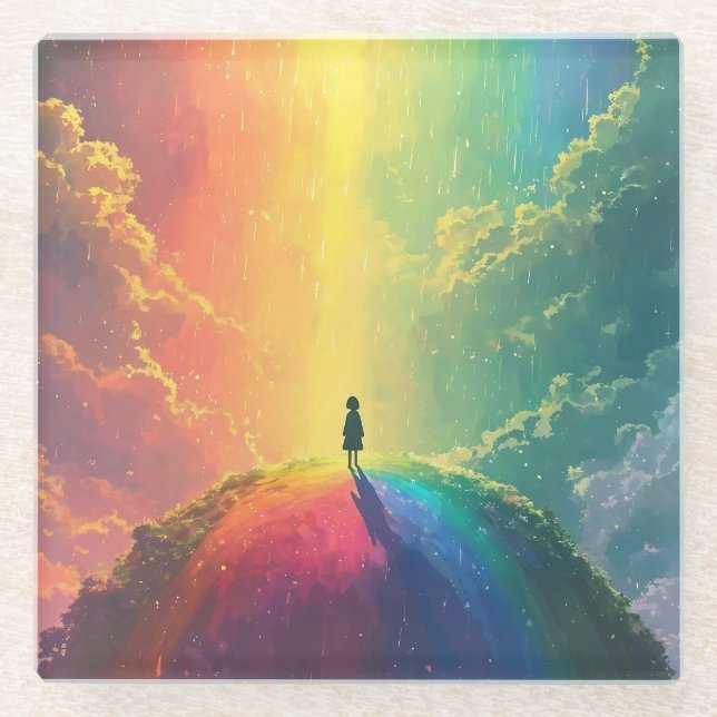 A Beautiful Dream Glass Coaster (Front)