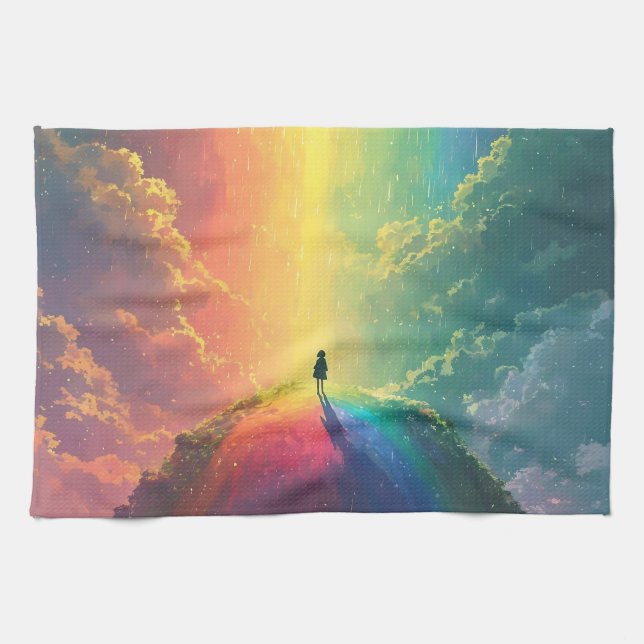 A Beautiful Dream Kitchen Towel (Horizontal)