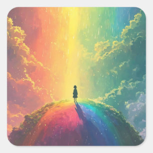 A Beautiful Dream Square Sticker