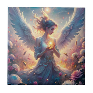 A Beautiful Fairy Ceramic Tile