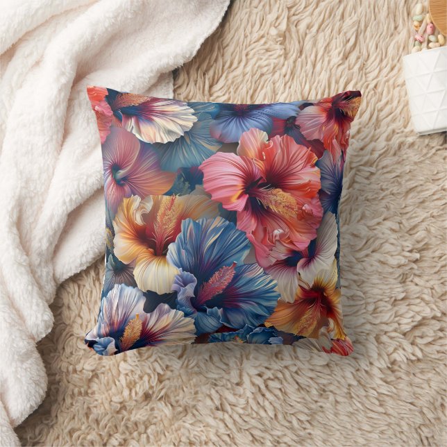 A beautiful flower pattern pillow cushion (Blanket)