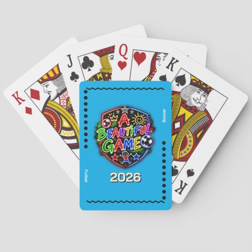 A Beautiful Game Kids Poker Cards