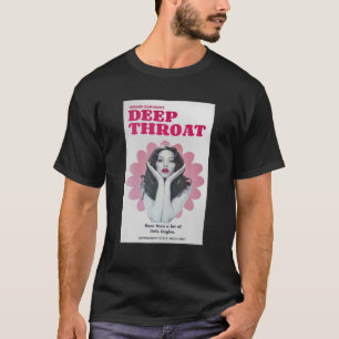 A Beautiful Girl Deep And Pink Flower Quote Throat T-Shirt
