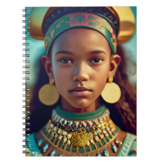 A beautiful girl from the East African tribes Notebook