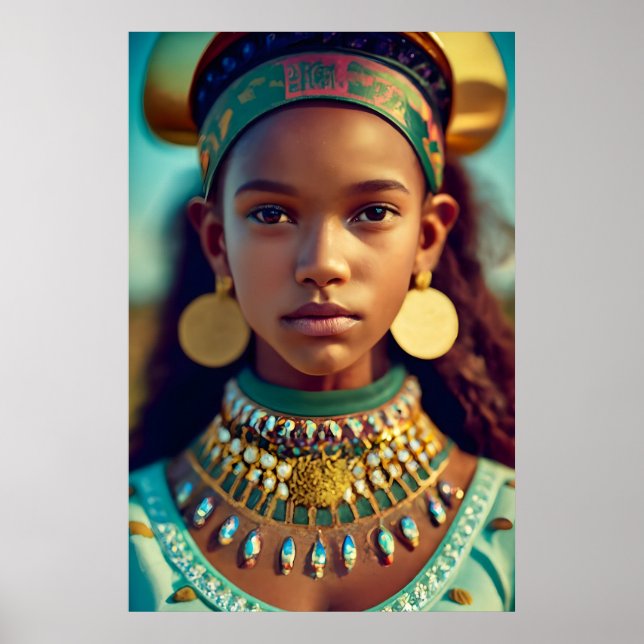 A beautiful girl from the East African tribes Poster (Front)