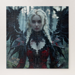A Beautiful Gothic Angel Jigsaw Puzzle