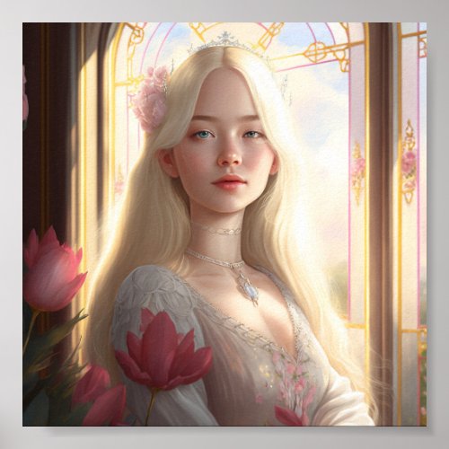 A beautiful hyperdetailed portrait of Dove Cameron Poster