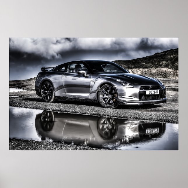 A beautiful image of a beautiful piece of motor en poster (Front)