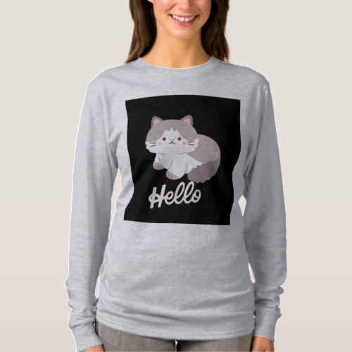 A beautiful kitty shirt for you