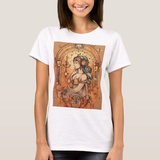A beautiful ladies design T-shirt (Front)