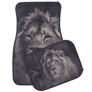 A BEAUTIFUL LION AT PARKEN ZOO SWEDEN CAR FLOOR MAT