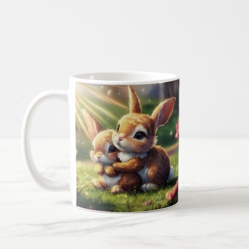 A beautiful mug for rabbit lovers
