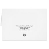 "A Beautiful Nantucket Cottage" Cards (Back Horizontal)
