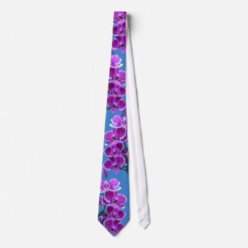 A Beautiful Orchid Tie!  How Stunning Can It Get! Neck Tie by Jubal1 at Zazzle