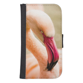 A Beautiful Pink Flamingo  Galaxy S4 Wallet Case