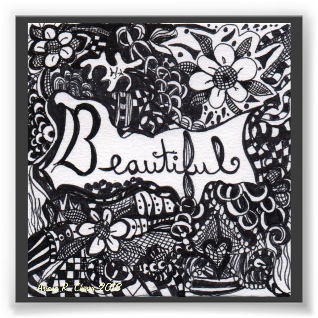 A Beautiful Print (Front)
