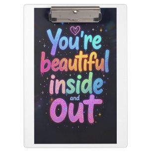 A beautiful quote ideal to give to anyone clipboard