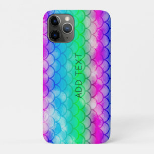 A beautiful range of mermaid-style colors trifo iPhone 11 pro case