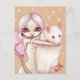 "A Beautiful Rat" Postcard