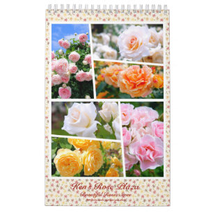 a beautiful rose calendar